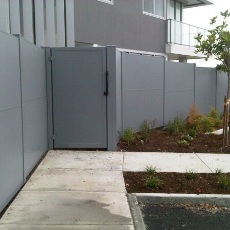 DuneWall with AcoustX Panel by Wallmark Australia 3.2m high at Aldi Varsity Lakes QLD