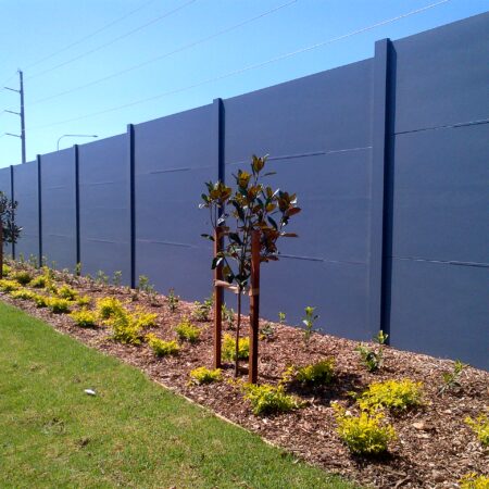 DuneWall with AcoustX Panel by Wallmark Australia 3.6m high at Camden NSW