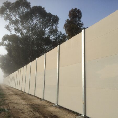 DuneWall with AcoustX Panel by Wallmark Australia 3.9m high at Places Victoria VIC