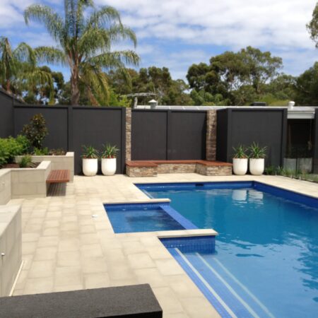 UrbanWall with AcoustX panel by Wallmark Australia 2.1m high at South Australia