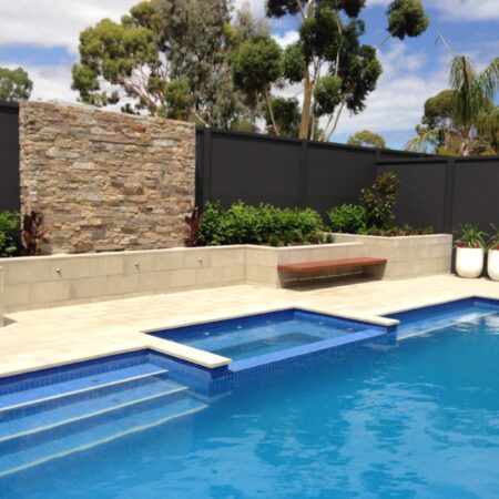 UrbanWall with AcoustX panel by Wallmark Australia 2.1m high at South Australia