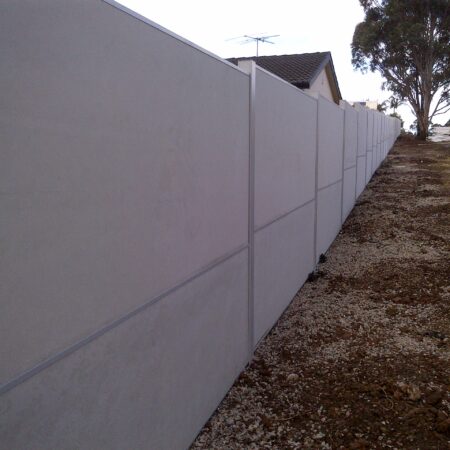 Evowall with Acoustx Panel by Wallmark Australia 2.1m high School boundary in Sydney