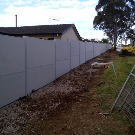 Evowall with Acoustx Panel by Wallmark Australia 2.1m high School boundary in Sydney