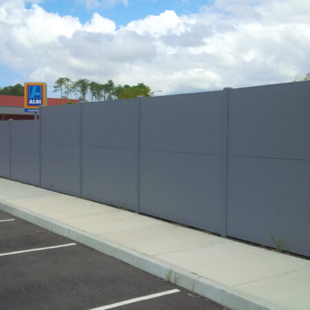 Evowall with Acoustx Panel by Wallmark Australia 2.1m high at QLD