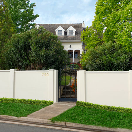 UrbanWall with AcoustX Panel by Wallmark Australia 2100mm High At Albury NSW