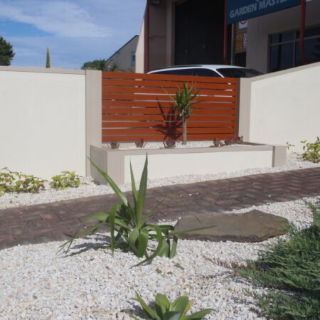 UrbanWall with Acoustx Panel by Wallmark Australia 2100mm high at Edwardstown SA