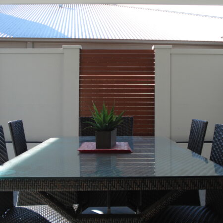 UrbanWall with Acoustx Panel by Wallmark Australia 2100mm high at Wodonga VIC