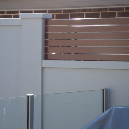 UrbanWall with Acoustx Panel by Wallmark Australia 2100mm high at Wodonga VIC