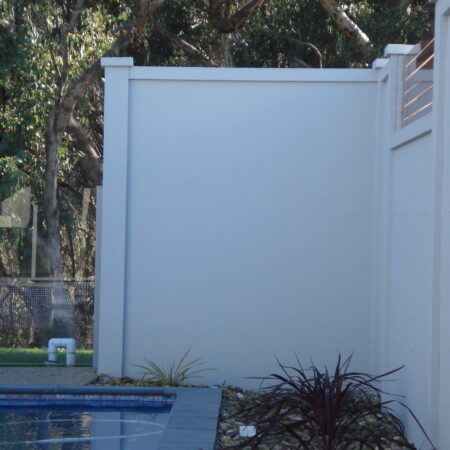 UrbanWall with Acoustx Panel by Wallmark Australia 2100mm high at Wodonga VIC