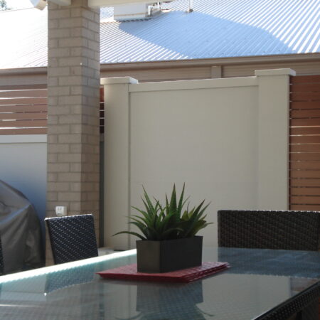 UrbanWall with Acoustx Panel by Wallmark Australia 2100mm high at Wodonga VIC