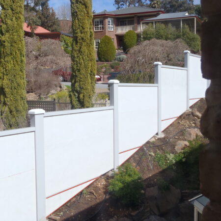 UrbanWall with Acoustx Panel by Wallmark Australia 2400mm high at Adelaide SA