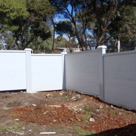 UrbanWall with Acoustx Panel by Wallmark Australia 2400mm high at Adelaide SA