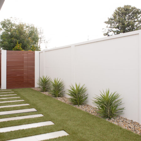 UrbanWall with Acoustx Panel by Wallmark Australia 2400mm high at Yarrawonga VIC