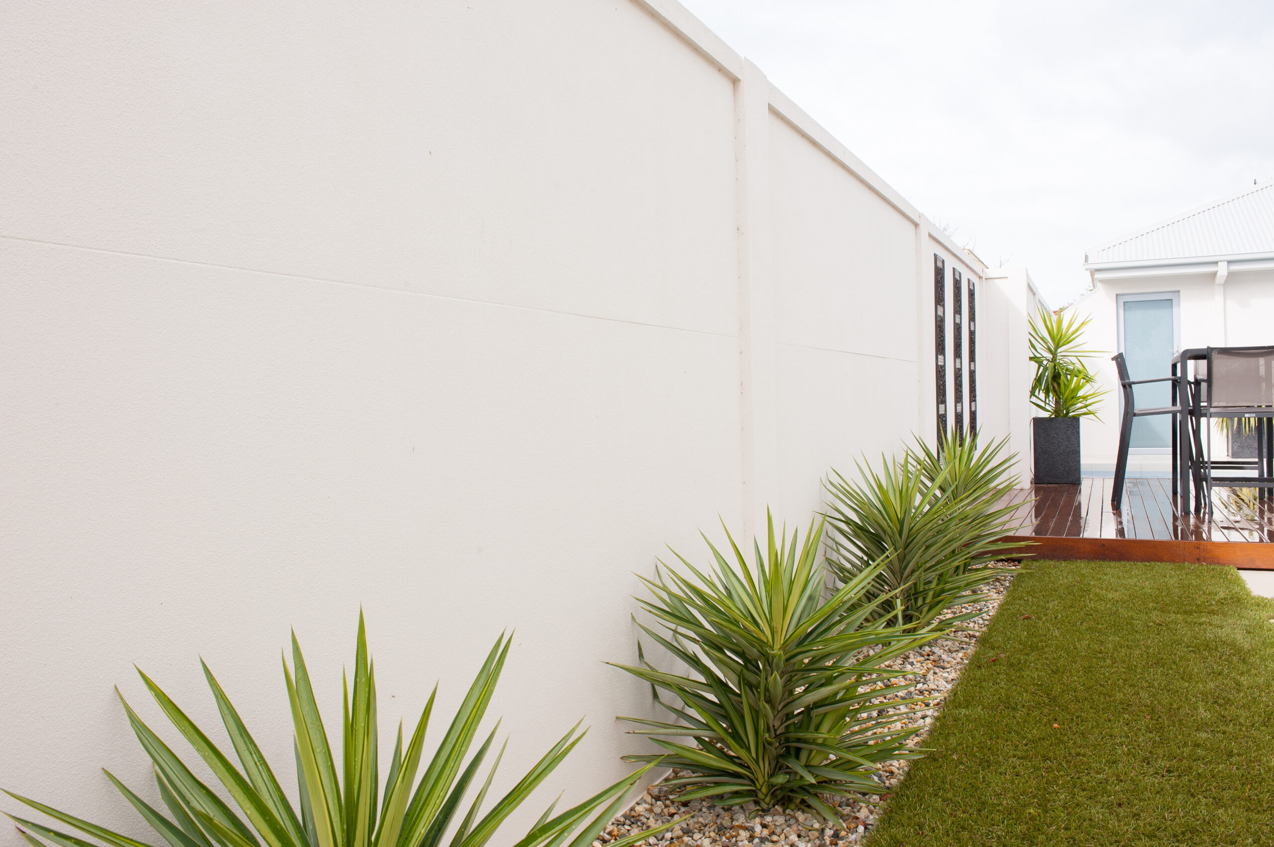 UrbanWall with Acoustx Panel by Wallmark Australia 2400mm high at Yarrawonga VIC
