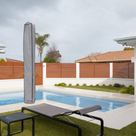 UrbanWall with Acoustx Panel by Wallmark Australia 2400mm high at Yarrawonga VIC
