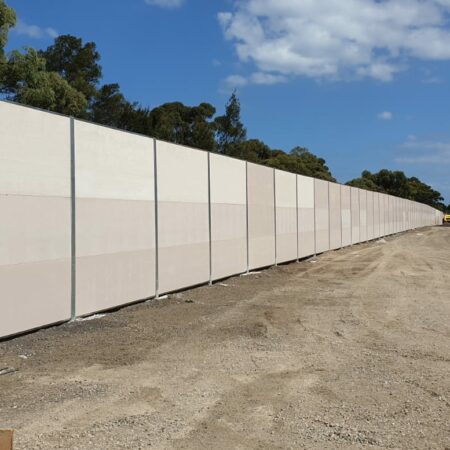 Dunewall with Acoustx panel by Wallmark 3m high at Altona, VIC