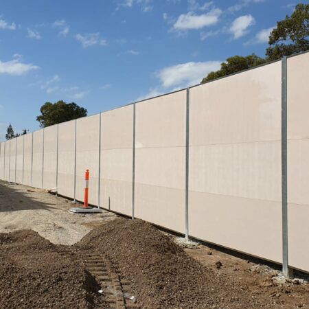 Dunewall with Acoustx panel by Wallmark 3m high at Altona, VIC