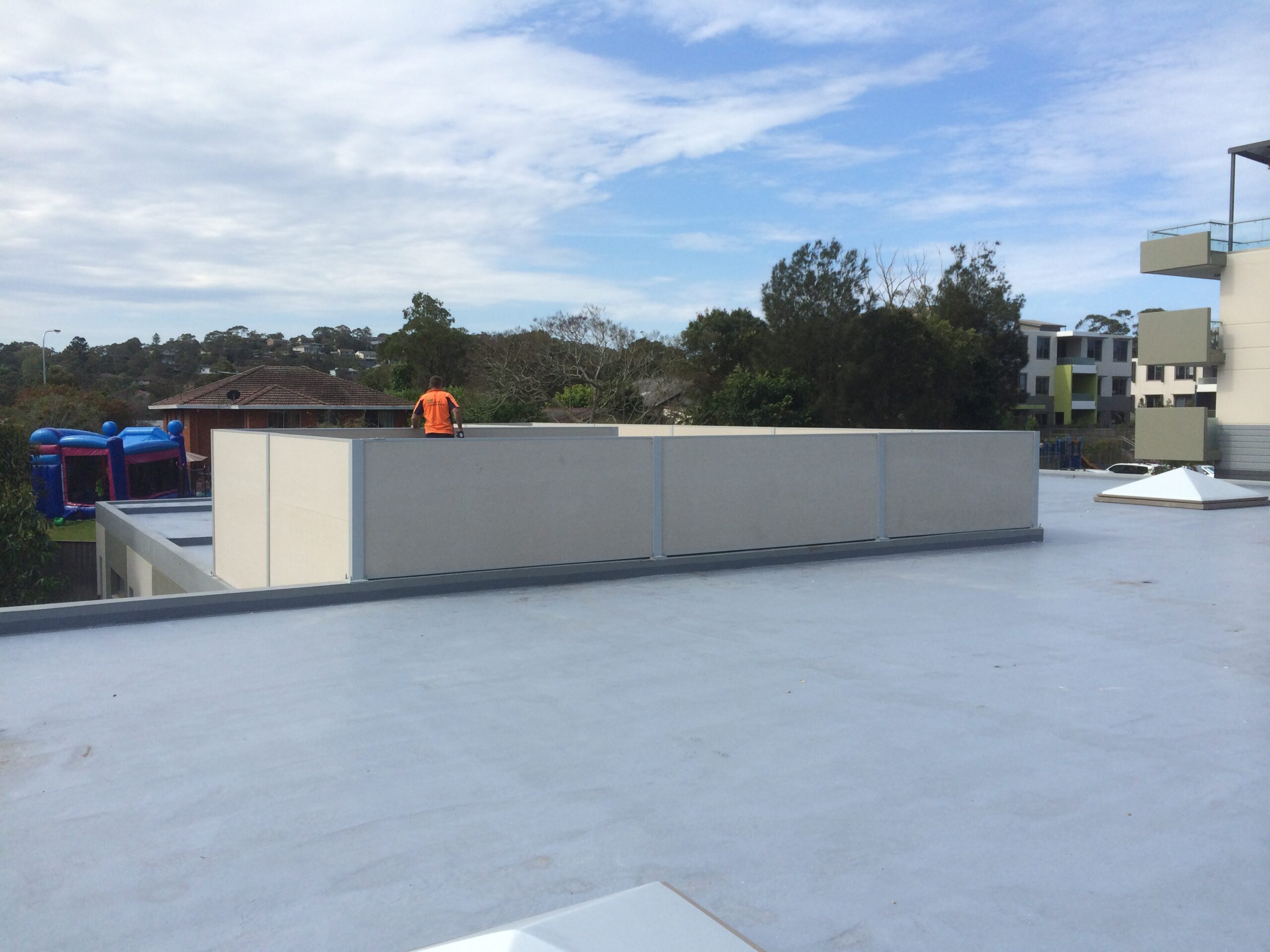 Evowall with Acoustx Panel by Wallmark Australia 1.8m high at Sydney NSW