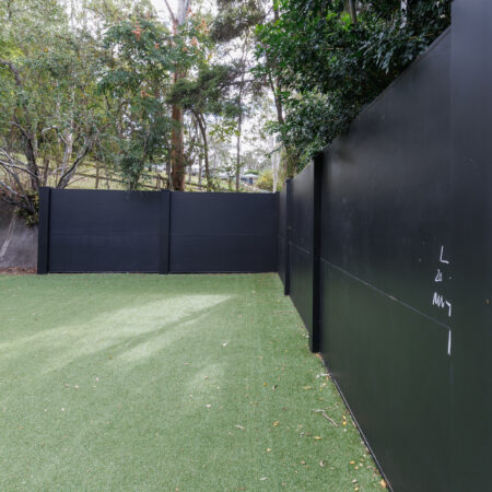 Urbanwall with acoustX panel by Wallmark 2.4m high at Redbank QLD