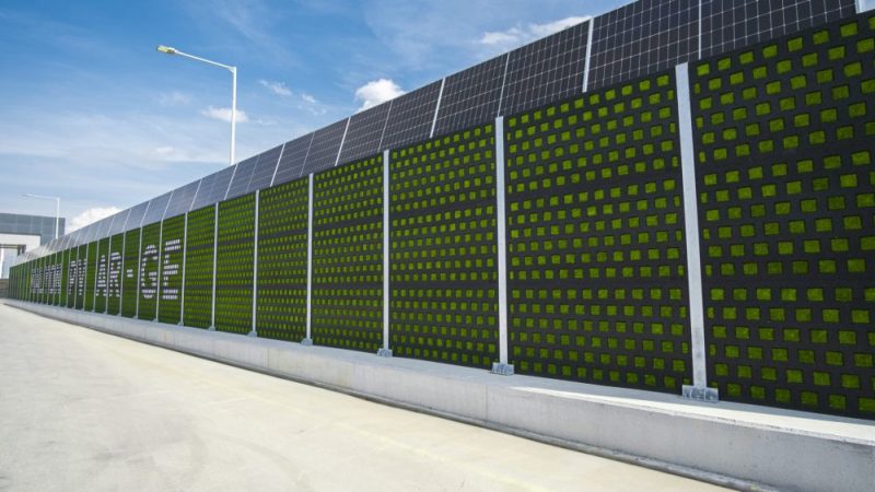civil recycled noise walls