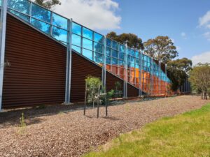 Steel noise Wall