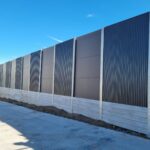 A large-scale retaining wall at Coles Sebastopol